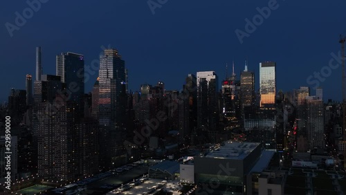 Wallpaper Mural Midtown Manhattan Cityscape at Blue Hour Torontodigital.ca