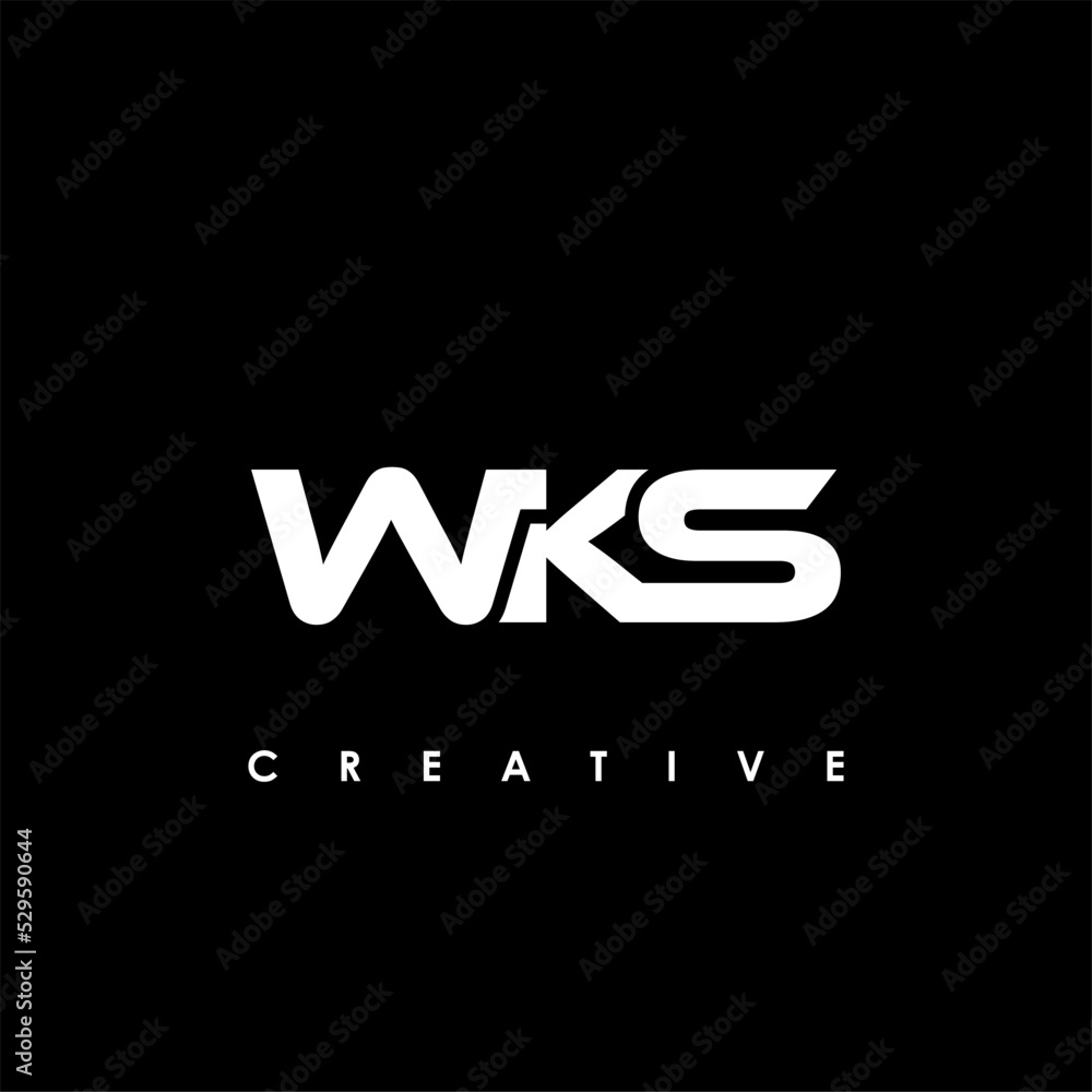 WKS Letter Initial Logo Design Template Vector Illustration WKS Letter Initial Logo Design Template Vector Illustration
