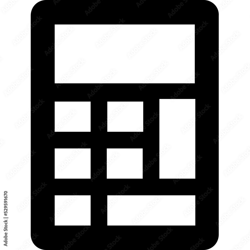 Calculator Vector Icon Calculator Vector Icon