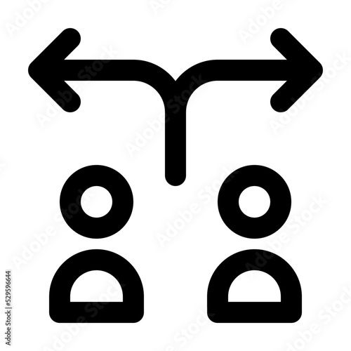 Decision Making Icon Line