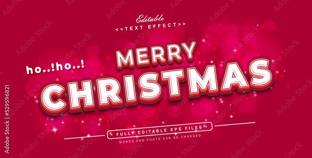 editable magenta color merry christmas  text effect perfect for holiday banner purposes.logo text.typhography logo