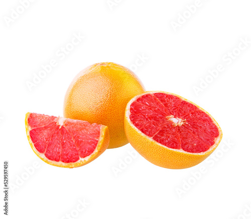 ripe grapefruits