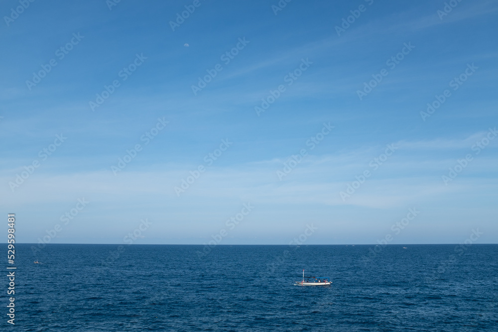 boat on the sea