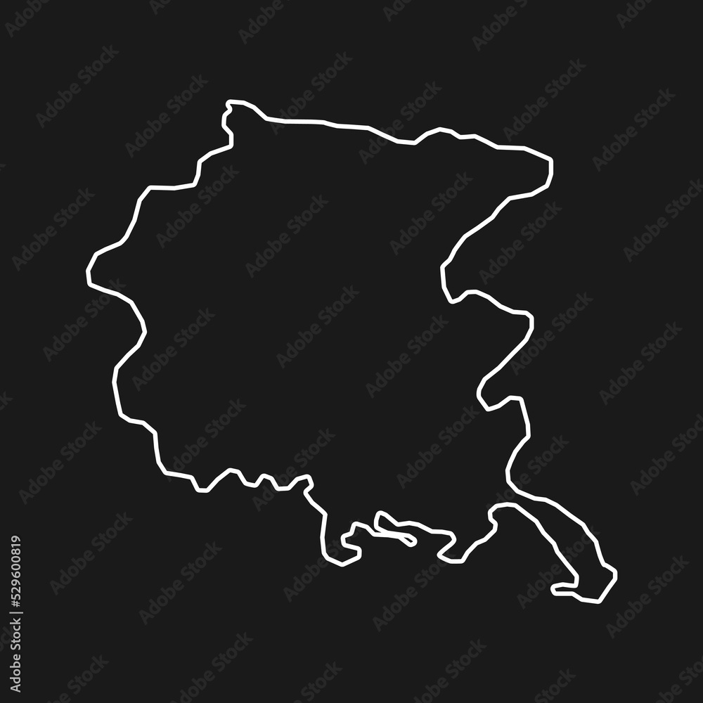 Friuli venezia giulia Map. Region of Italy. Vector illustration. Friuli venezia giulia Map. Region of Italy. Vector illustration.