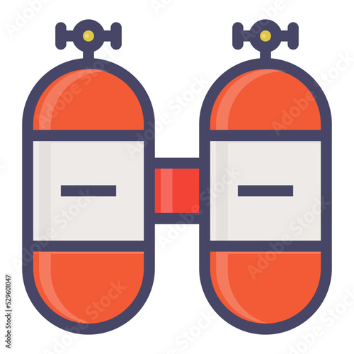 Oxygen Cylinder Icon