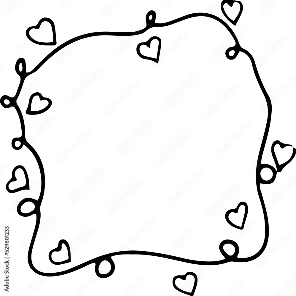 doodle frame outline decoration doodle frame outline decoration