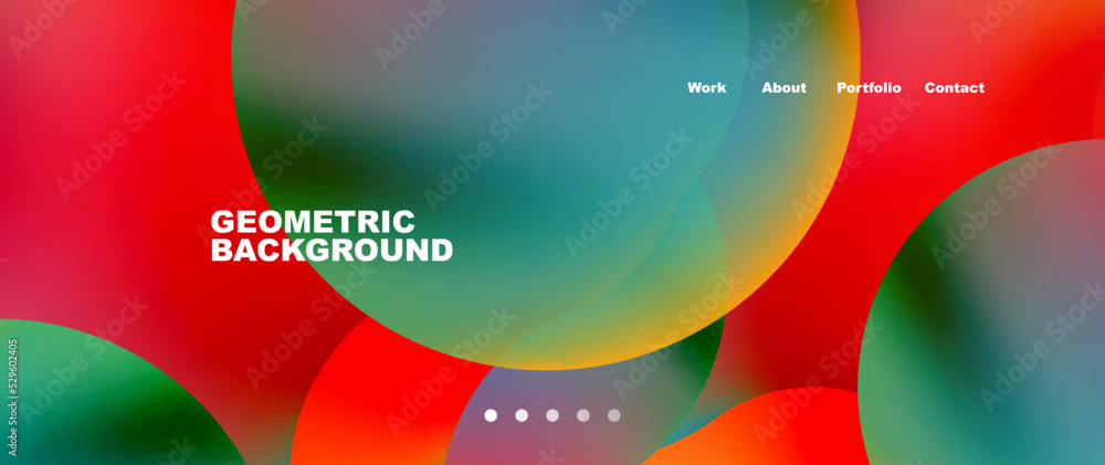 Liquid shapes with flowing gradient colors. Round elements and circles. Vector illustration for wallpaper, banner, background, leaflet, catalog, cover, flyer Liquid shapes with flowing gradient colors. Round elements and circles. Vector illustration for wallpaper, banner, background, leaflet, catalog, cover, flyer