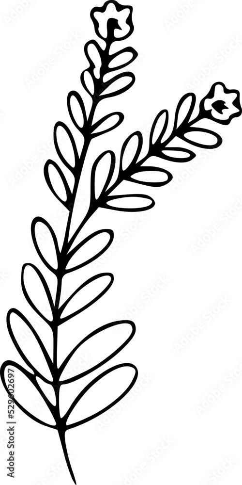 Obraz premium Branch Line Art