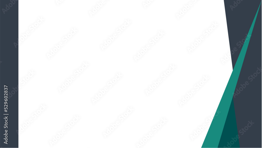 Obraz premium Green and white background color with stripe line shape. Triangles. Suitable for social media post and web internet ads. Template layout. Frame, boarder for text, picture, advertisement. Empty space. 