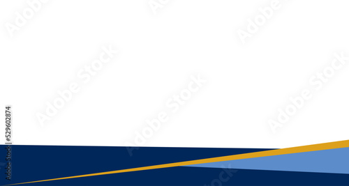 Blue and orange frame color. Horizontal sheet. Suitable for social media post and web internet ads. Template layout. Frame, boarder for text, picture, advertisement. Empty space. 