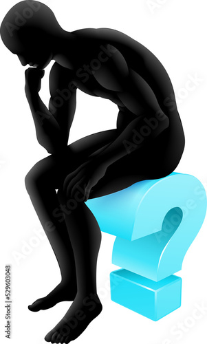 Thinking on question mark s...