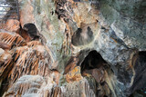 Dwarf stalactite cave in Turkey near Alanya.
