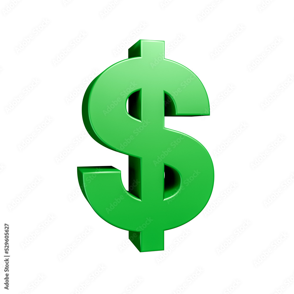 3D Dollar green symbol isolated on white background. economy large foreign exchange, Forex Trading concept, Currency 3D rendering. 3D Dollar green symbol isolated on white background. economy large foreign exchange, Forex Trading concept, Currency 3D rendering.
