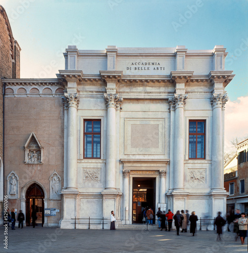 Venezia. Facciata della Galleria dell' Accademia photo