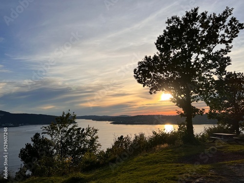 Hiking Trial Mount Sandviken Sandviksbatteriet Bergen Norway photo