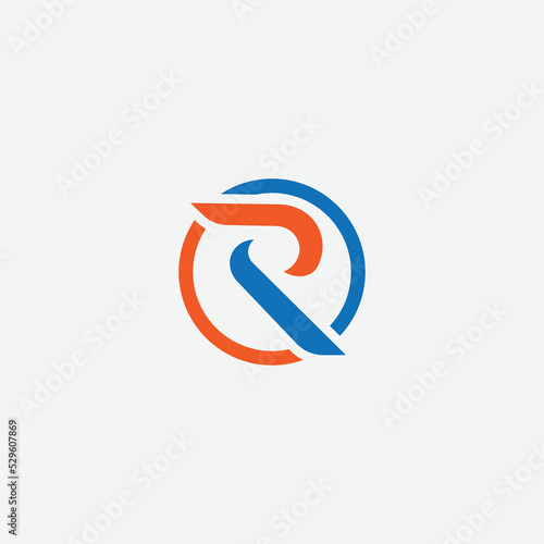 abstract creative modern letter r business or company logo