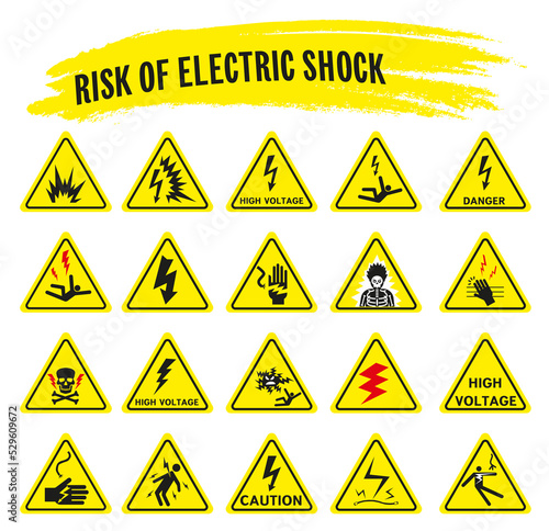 They are exhibited in the housing where high-voltage electrical equipment is located, and it is impossible to enter it, except with permission, do not touch the high-voltage protective fence.