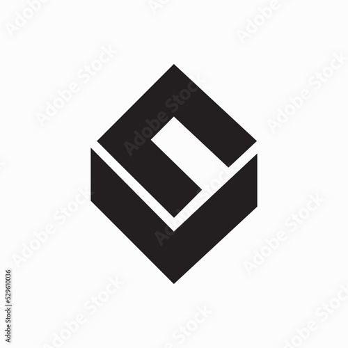 CV VC Letter icon logo vector image