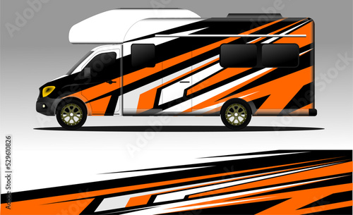 racing background vector for camper car wraps and more