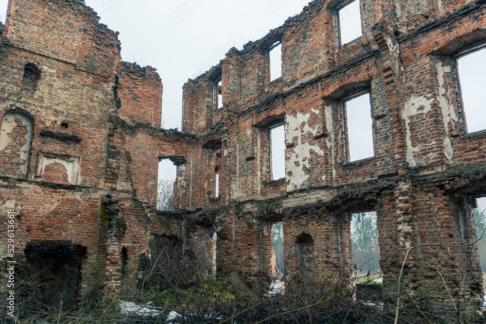 old abandoned building