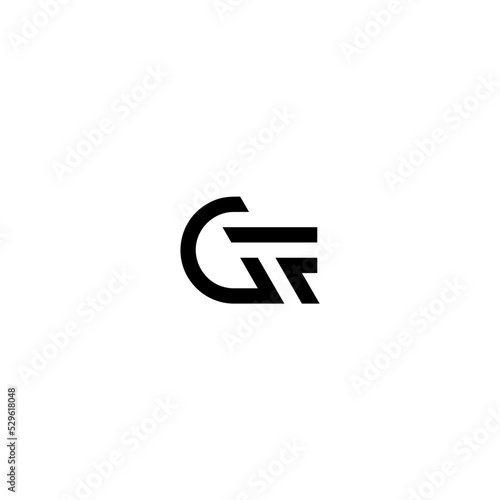 Letter GF logo design vector