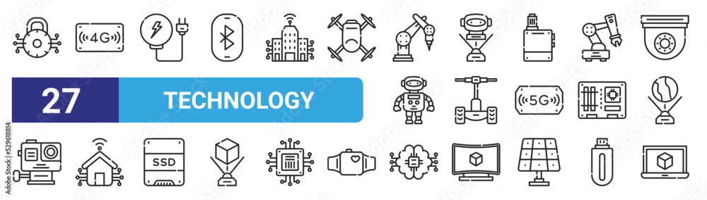 set of 27 outline web technology icons such as smart lock, g, wireless, hologram, , smarthouse, brain, d vector thin icons for web design, mobile app. set of 27 outline web technology icons such as smart lock, g, wireless, hologram, , smarthouse, brain, d vector thin icons for web design, mobile app.