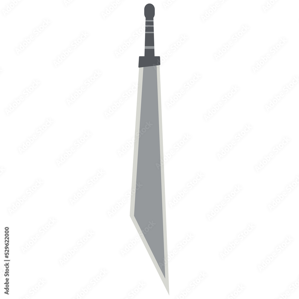 Dragon Slayer Sword Machete Two Handed Two Side Sharp Classic Weapon