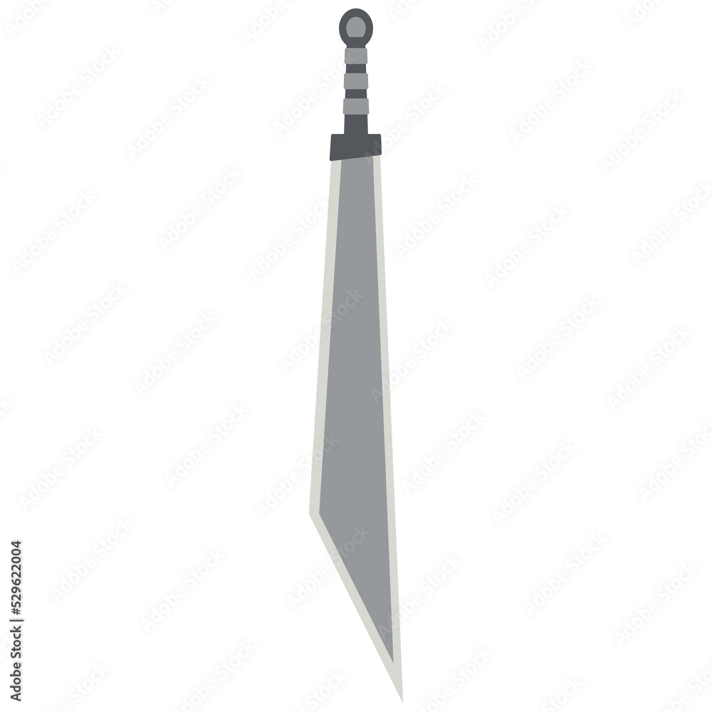 Dragon Slayer Sword Machete Two Handed Two Side Sharp Classic Weapon