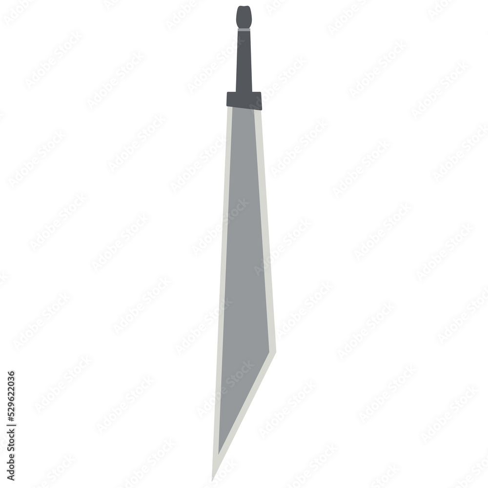 Dragon Slayer Sword Machete Two Handed Two Side Sharp Classic Weapon