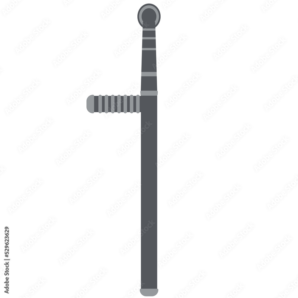 Security Stick One Handed With Handle Classic Weapon Security Stick One Handed With Handle Classic Weapon