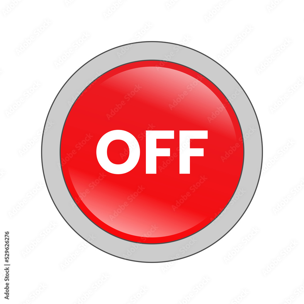 OFF glossy blue button transparant PNG image. OFF glossy blue button transparant PNG image.