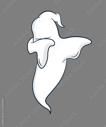 Dabbing Ghost Halloween, Ghost Dabbing clipart