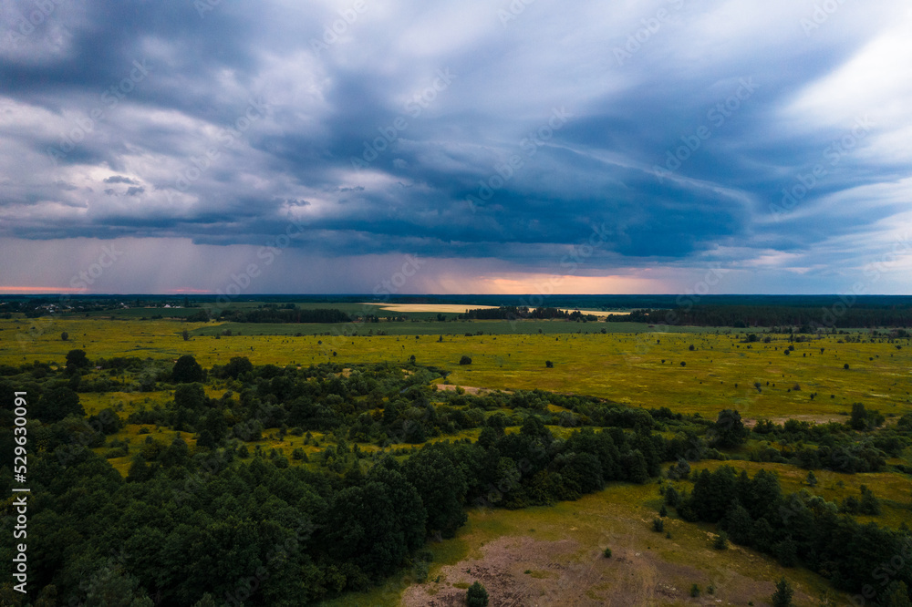 black storm clouds drone view black storm clouds drone view