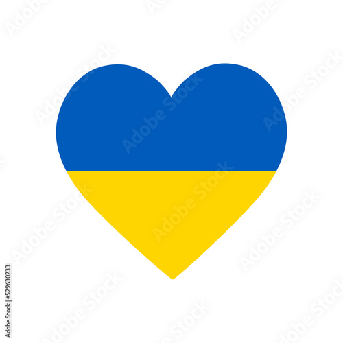 Free Download Ukraine Flag Herz png - GFXLoad