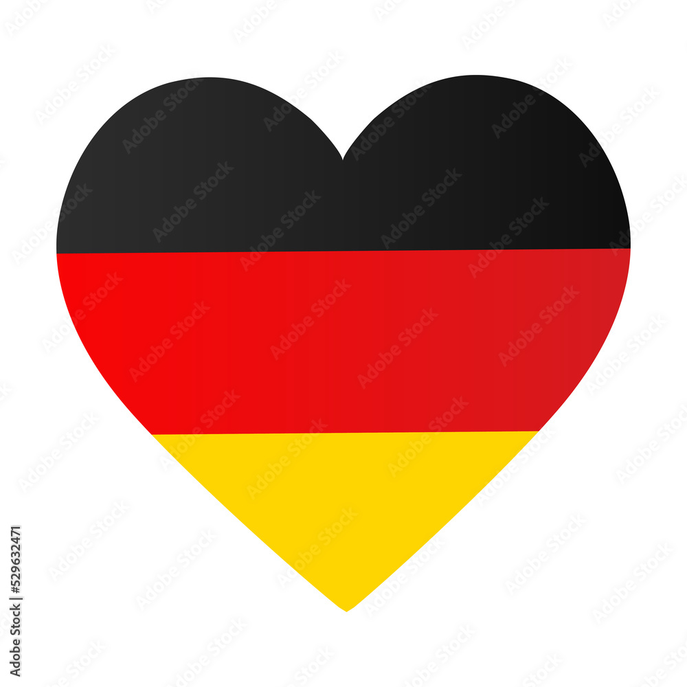 Germany Flag Heart png Germany Flag Heart png