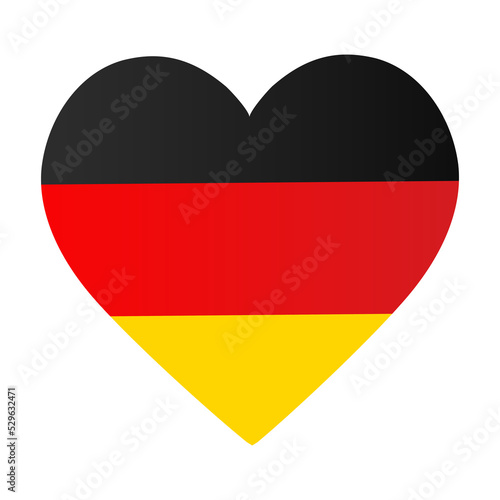 Free Download Germany Flag Heart png - GFXLoad