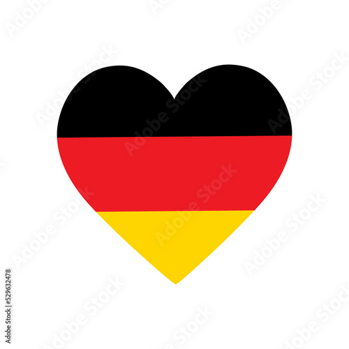 Germany Flag Heart png Free Download Germany Flag Heart png - GFXLoad