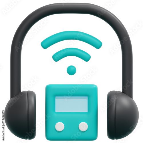 audiometer 3d render icon illustration photo