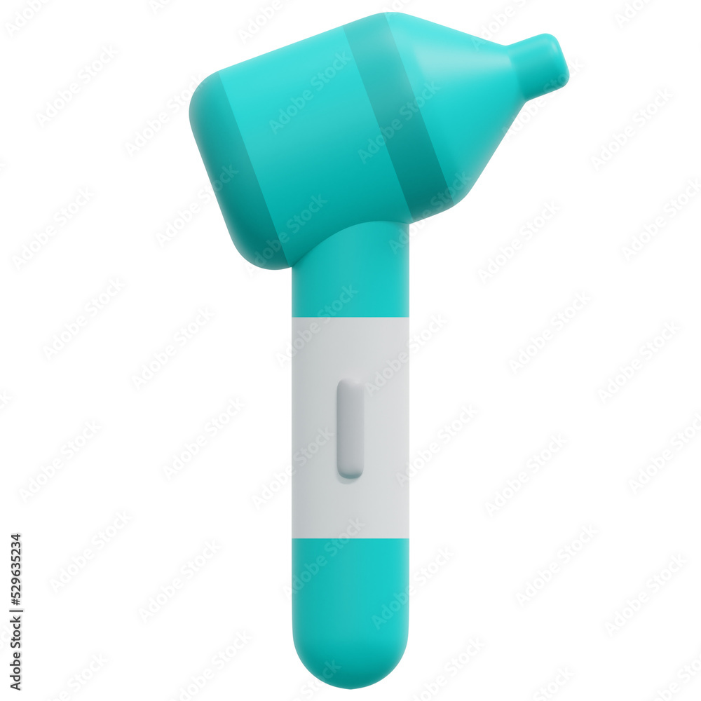 Fototapeta premium otoscope 3d render icon illustration