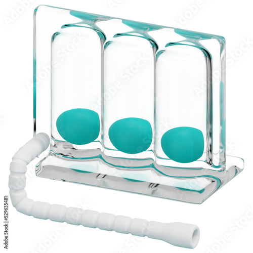 spirometer 3d render icon illustration photo