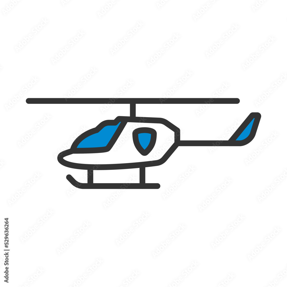 Police Helicopter Icon Police Helicopter Icon