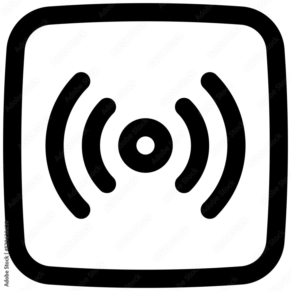 hotspot line icon