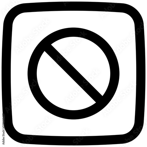 forbidden icon