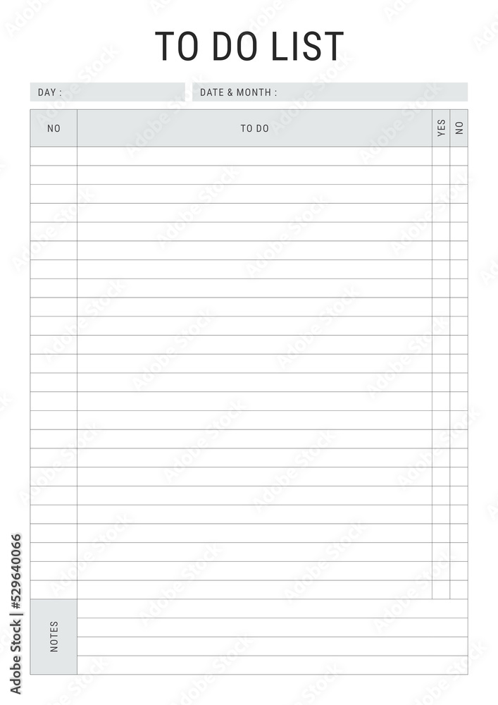To Do List To Do List