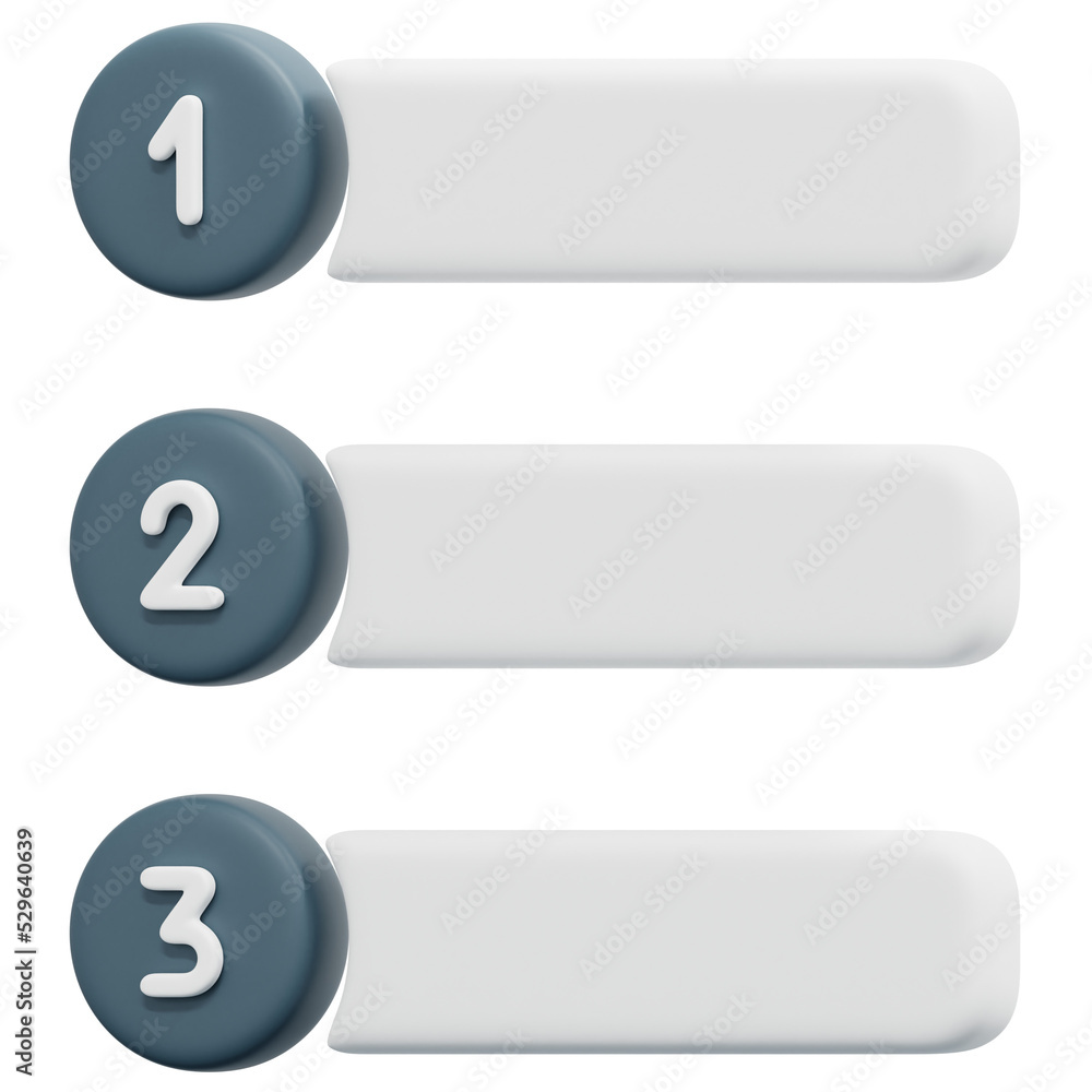 priority 3d render icon illustration priority 3d render icon illustration