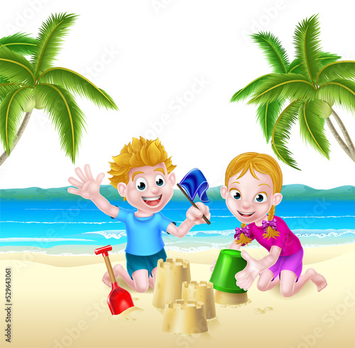 Summer Beach Vacation Kids