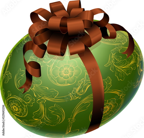 Chic Easter Egg With golden...