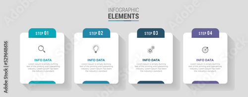 Steps infographic design