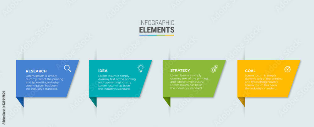 Steps infographic design Steps infographic design