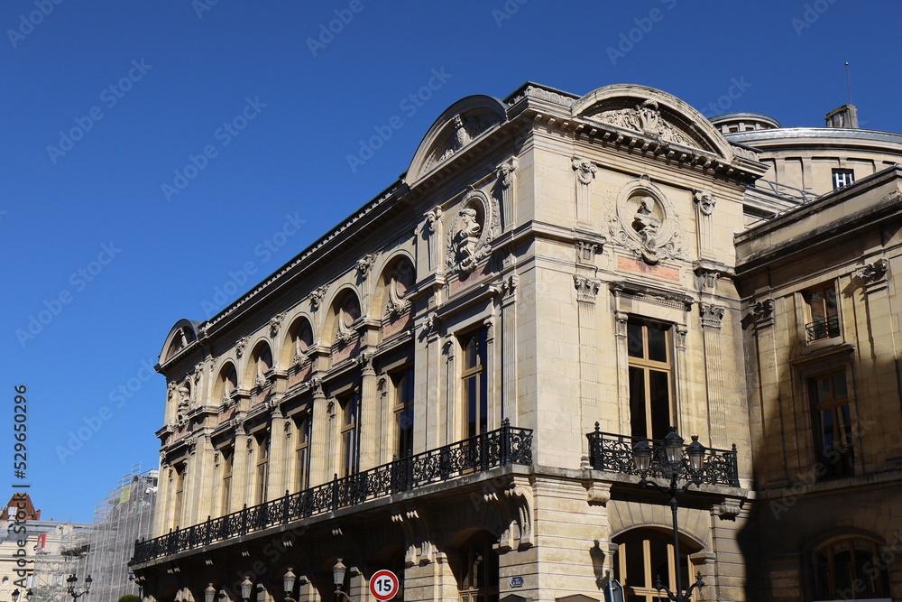 L'opéra de Reims, vue de l'extérieur, ville de Reims, département de la Marne, France